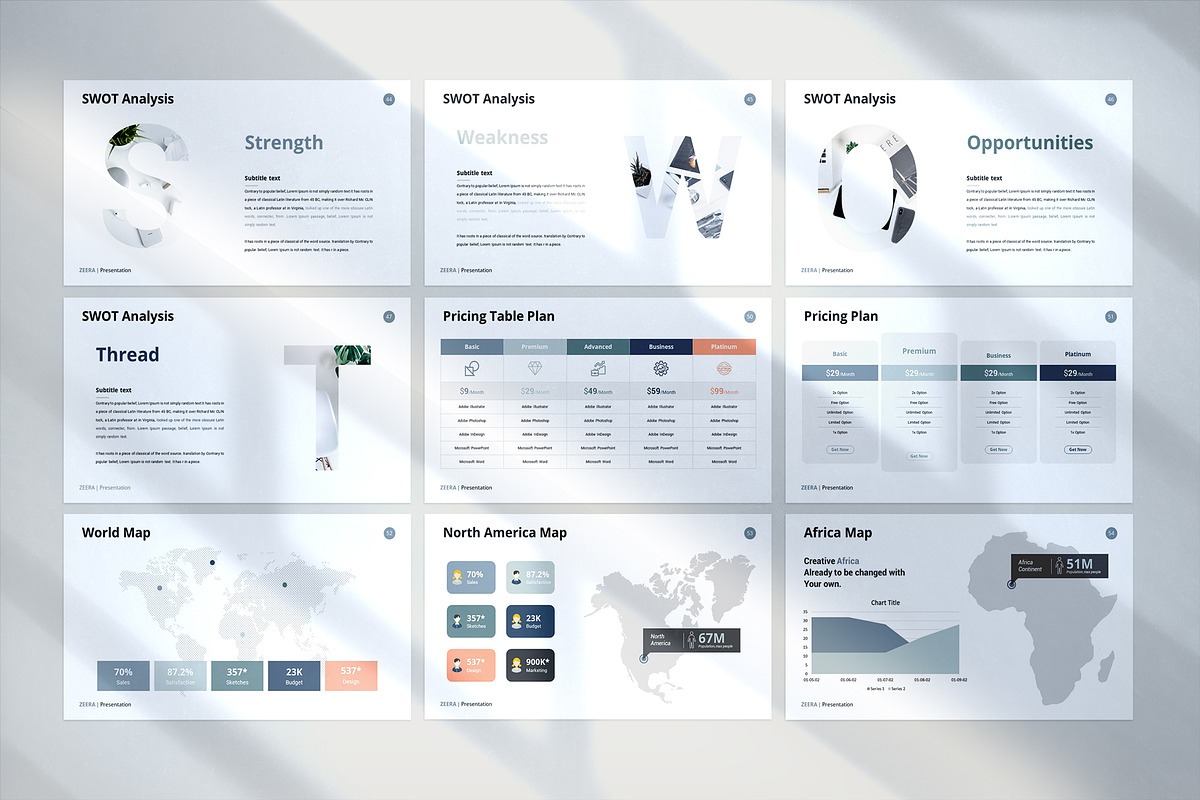 Zeera PowerPoint Template, a Presentation Template by WhiteGraphic (Photo 10 of 11)