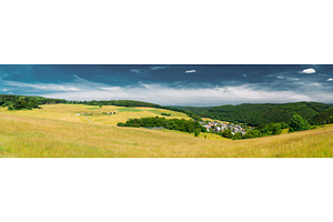 Panoramic View Of Rural Landscape In, a Nature Photo by Our Amazing World
