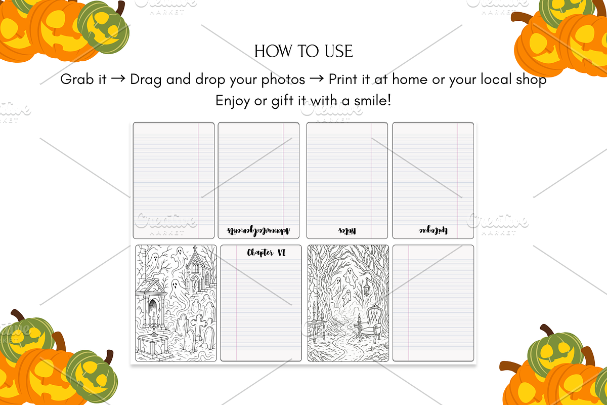 Mini Coloring Book Canva Template, a Print Template by Print Haven Mochi Vintage (Photo 3 of 8)
