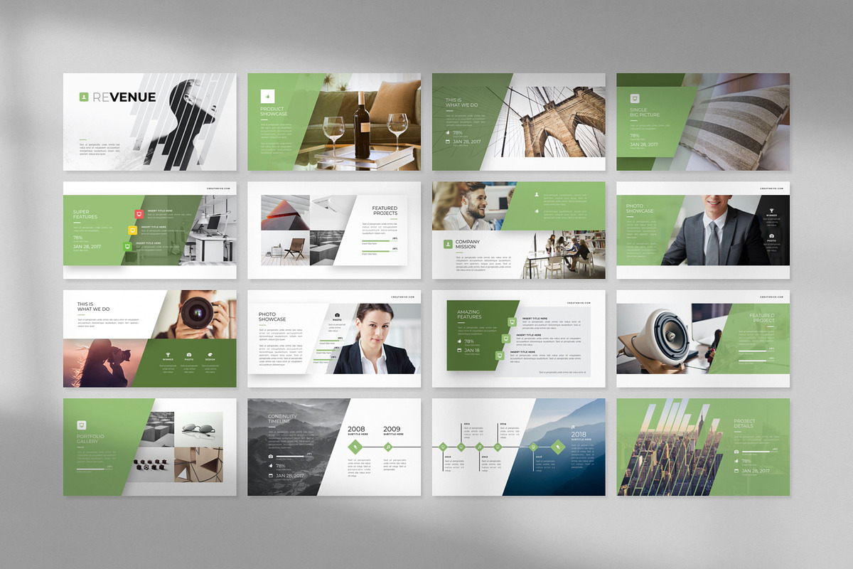 Revenue PowerPoint Template, a Presentation Template by Creathrive Design (Photo 4 of 6)