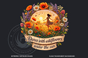 Summer Wildflower & Meadows Cliparts, a Seasonal Illustration by ThatsDesignArt (Thumbnail 3 of 10)