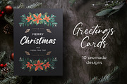 Christmas Cards Set, a Card Template by StonePic (Thumbnail 2 of 4)