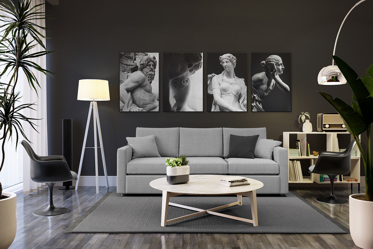 Wall Frame Mock-up, a Household Mockup by Colatudo Store (Photo 9 of 12)