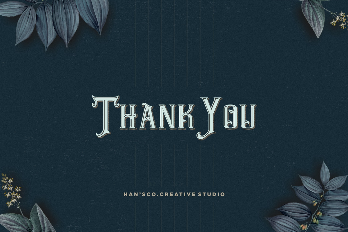 Graphite - Vintage Decorative Font, a Font by HansCo Studio (Photo 10 of 11)