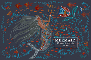 Mermaid Under The Sea Folklore