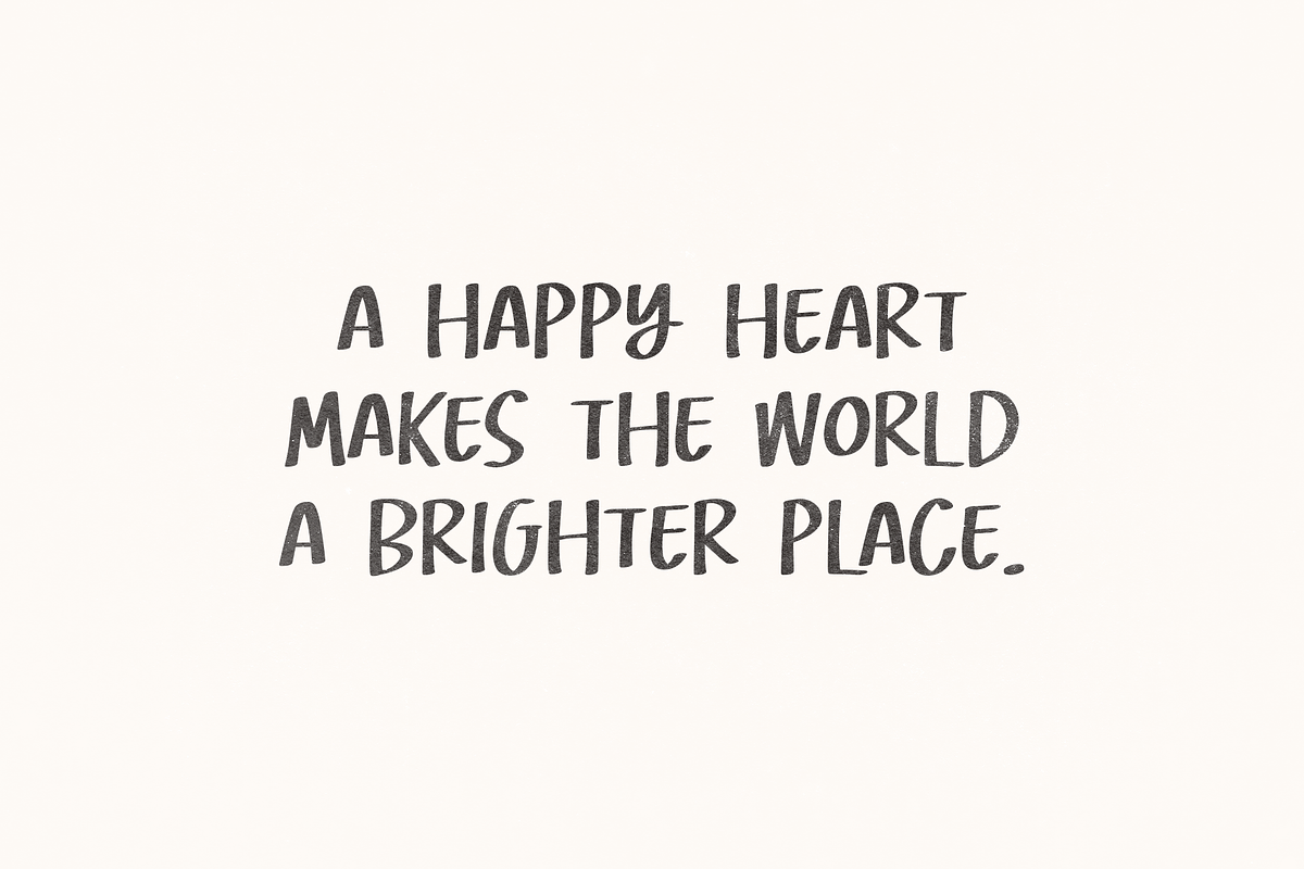 Happy Moments - Hand Drawn Font, a Handwritten Font by ™Creasi (Photo 3 of 6)