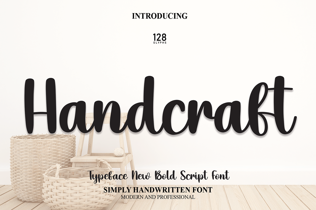 Handcraft | Script Font, a Script Font by Scratchones (Photo 1 of 8)
