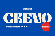CREVO, a Serif Font by Pinisi ART (Thumbnail 1 of 10)