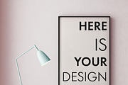 4 mockups interior loft style, a Print Template by FilL239 (Thumbnail 3 of 4)