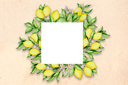 Lemon Tree Watercolor Design Kit, a Decorative Illustration by Artspace (Thumbnail 7 of 8)