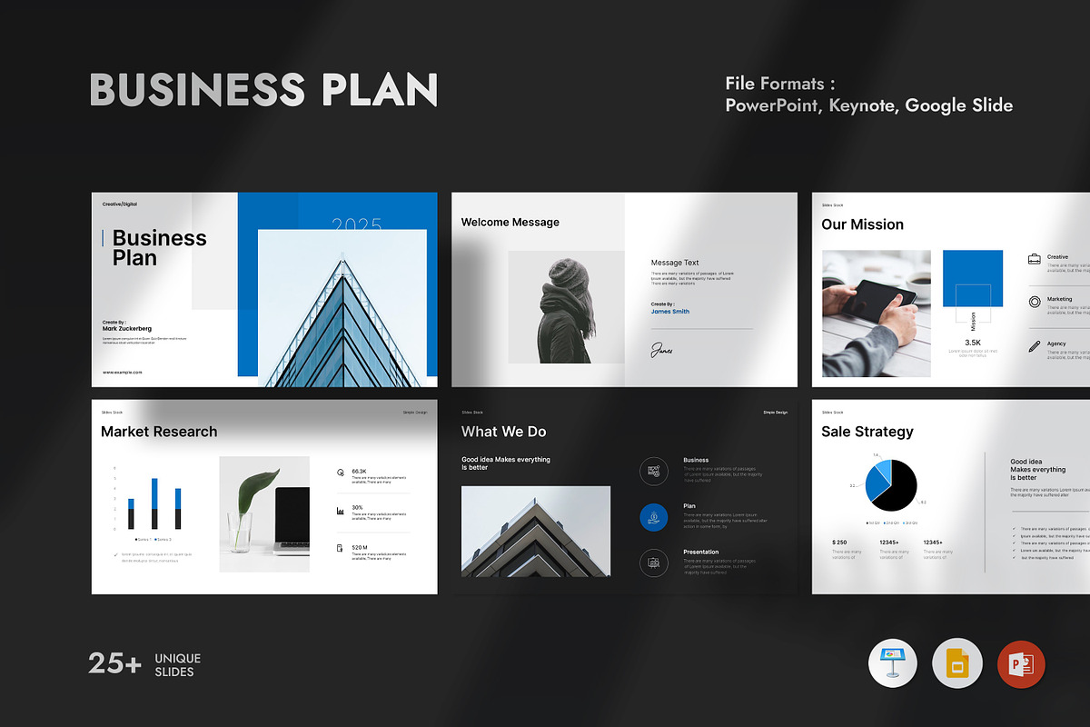 Business Plan Presentation Template, a Presentation Template by slidestock55 (Photo 1 of 5)