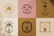 Vintage vector logos, a Background Graphic by venimo (Thumbnail 3 of 6)