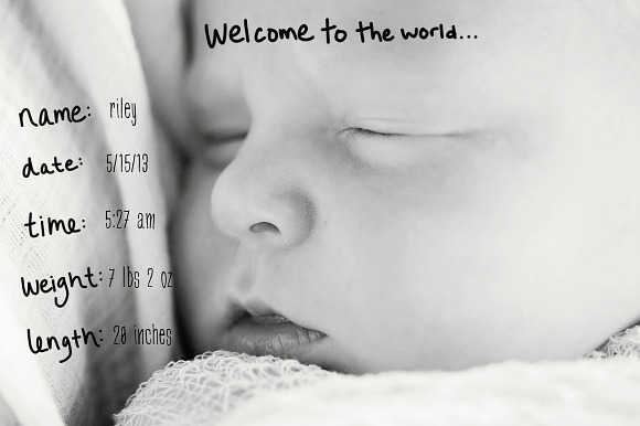 Baby Themed Photo Overlays preview 3