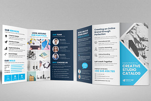 Portfolio Trifold Brochure Design V2