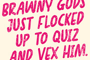 CS Racons Stamp, a Sans Serif Font by Craft Supply Co. (Thumbnail 6 of 8)