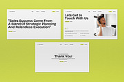 White Yellow Sales Strategy Plan PPT, a Presentation Template by graphicook (Thumbnail 5 of 5)