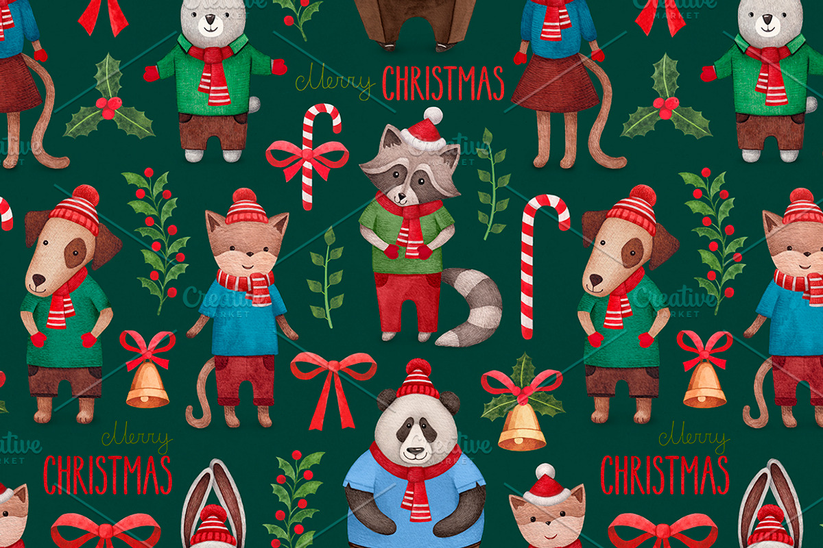 Cute animals and pattern designs, an Animal Illustration by Sundra (Photo 2 of 7)