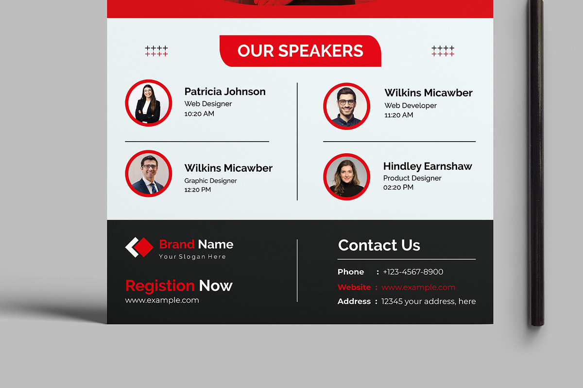 Business Conference Flyer, a Flyer Template by MightyDesign (Photo 3 of 8)