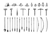 Rustic Clipart Volume 3 - AI PNG EPS, an Object Graphic by BirDIY Design (Thumbnail 5 of 6)