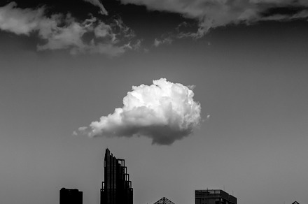 City under the cloud