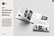 A4 Landscape Magazine Mockup, a Books & Magazine Mockup by Lxadesign (Thumbnail 1 of 14)