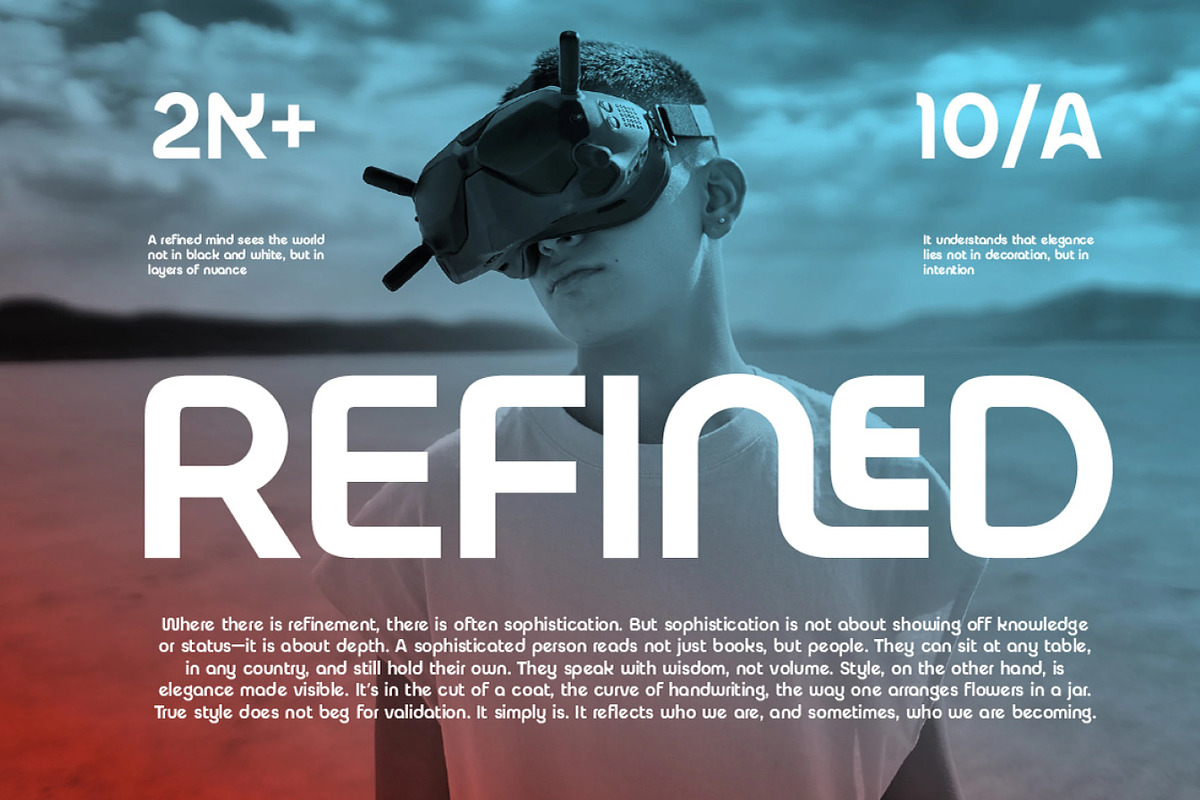 Klyne – Bold Futuristic Sci-Fi Font, a Sans Serif Font by Brand Earth (Photo 3 of 7)