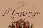 Just Marriage Font Duo, a Script Font by Deeezy (Thumbnail 2 of 9)