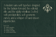 Lignée – High Fashion Sans Serif, a Sans Serif Font by Creacy Studio (Thumbnail 2 of 9)