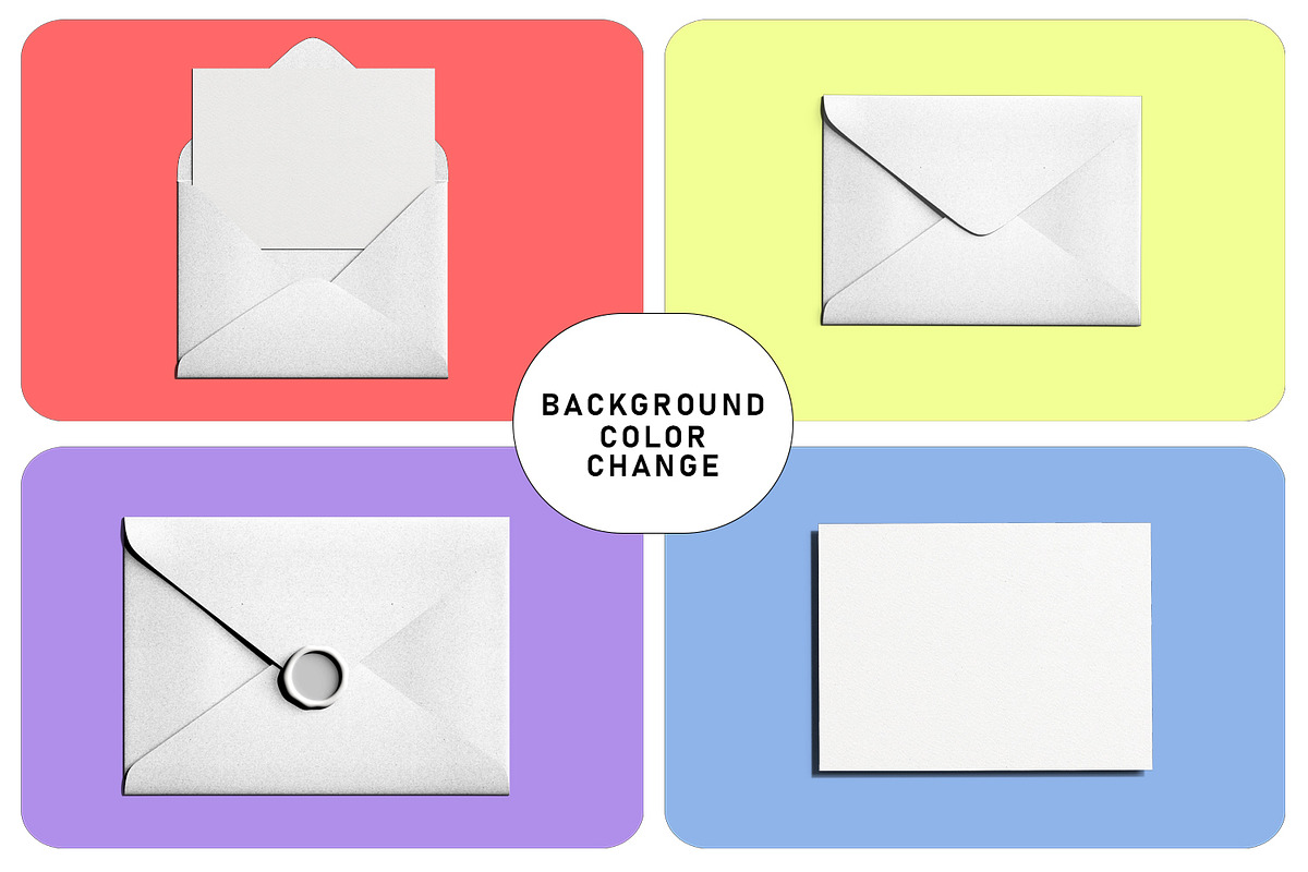 Envelope Mockup with Insert Card, an Advertising Mockup by pixelmock (Photo 7 of 22)