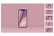 360 device mockup bundle iphone, a Device Mockup by FoundImages (Thumbnail 14 of 84)