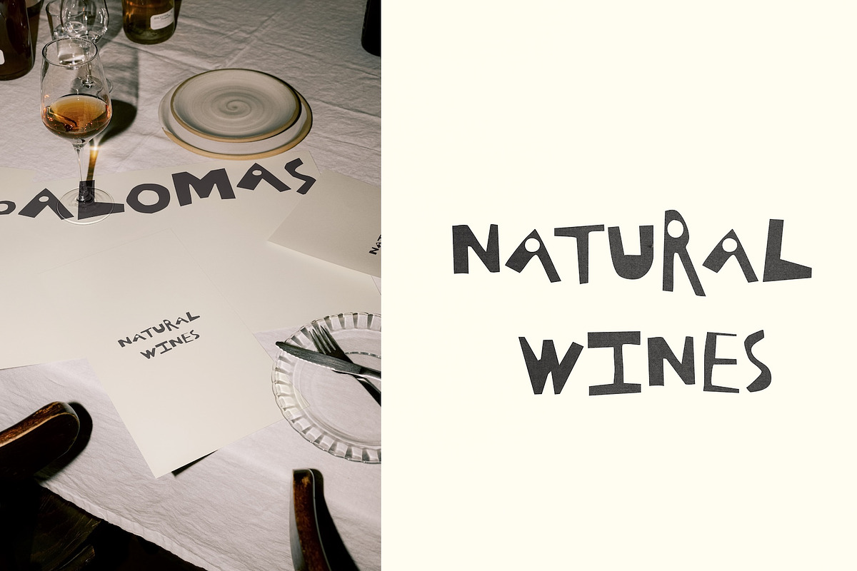 The Cutouts - Collage Display Font, a Handwritten Font by Madeline ODonoghue Design (Photo 5 of 9)