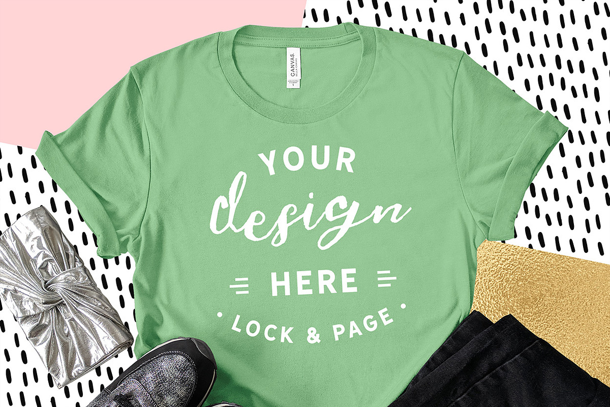 Bella Canvas 3001 Graphic Mockups, a Shirt Mockup by lock and page (Photo 21 of 65)