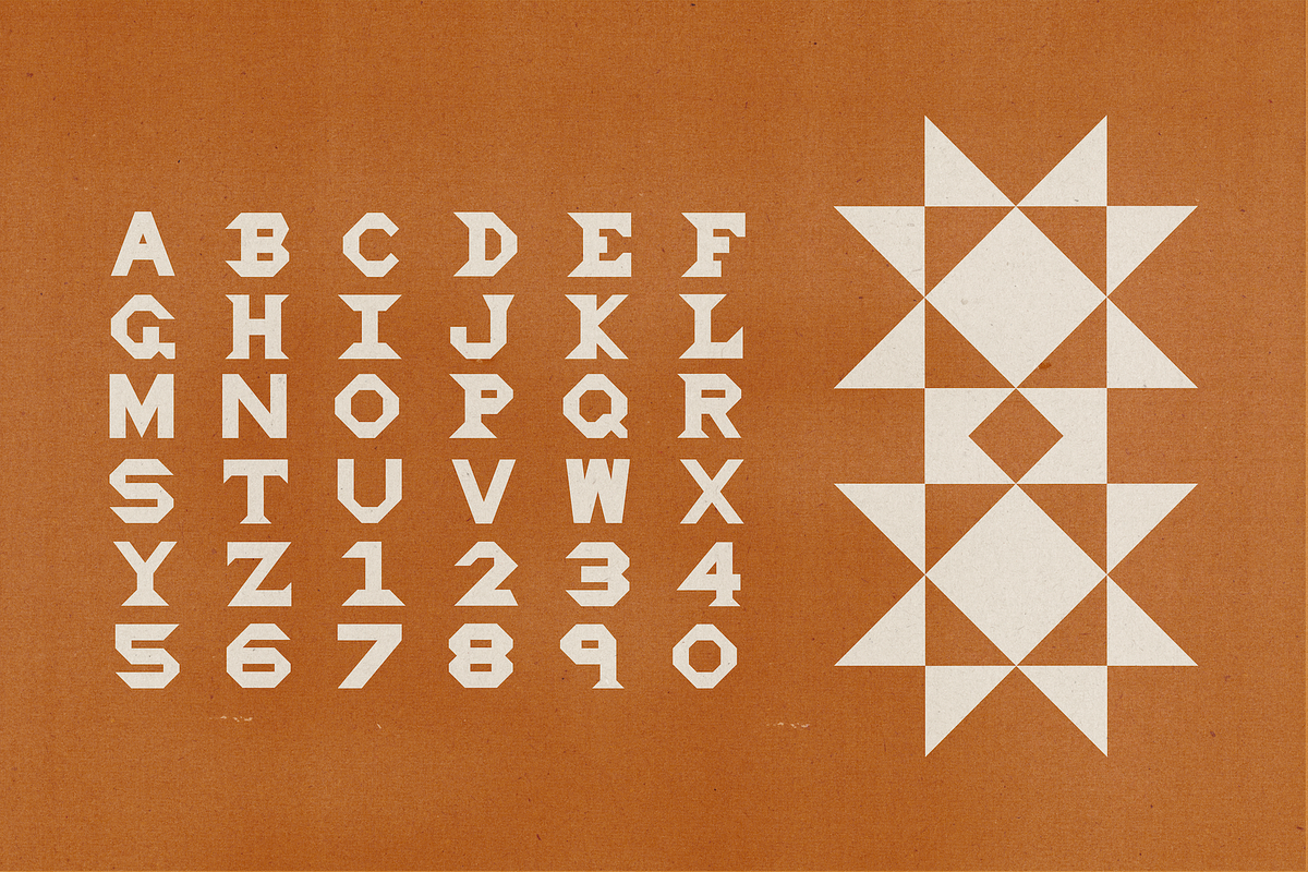 Quilt Folk - Letter & Quilt Icons, a Solid Icon by Madeline ODonoghue Design (Photo 7 of 16)