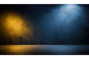 Abstract yellow and blue spotlight, an Abstract Photo by Igor Tichonow