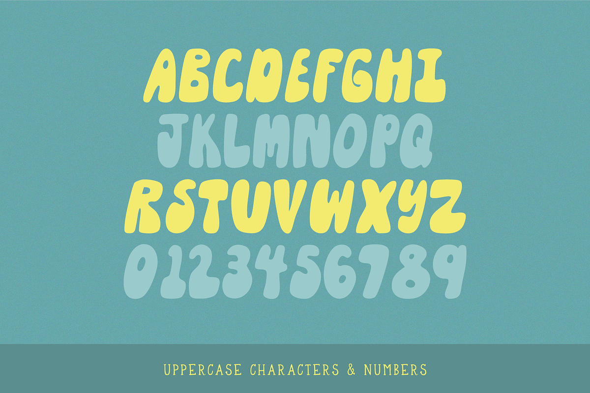 Oyster Brine - Funky Hand Drawn Font, a Font by Kellie Jayne Studio (Photo 9 of 10)