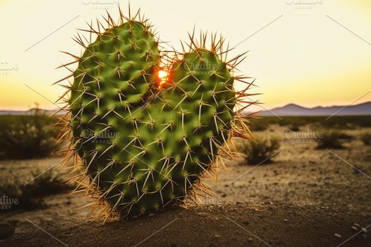 Cactus. 23 images, a Nature Photo by Handmadefont (Photo 3 of 9)