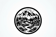 60 Eco Globe Landscape Silhouette, a Technology Illustration by Amazin_art (Thumbnail 21 of 44)