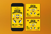 Day of Happiness Flyer Set, a Flyer Template by graphicook (Thumbnail 3 of 3)