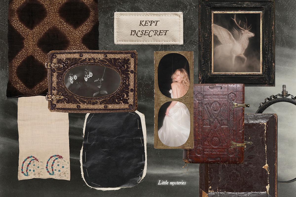 The Veil – Mystical Collage Kit, an Object Graphic by Eva Gentle (Photo 8 of 13)