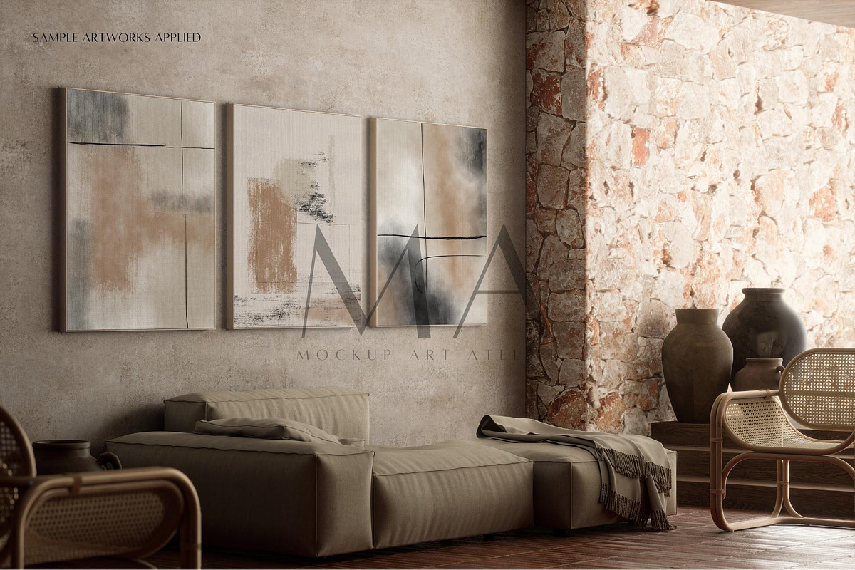 Japandi Frame Mockup Bundle, a Household Mockup by Mockup Art Atelier (Photo 12 of 21)