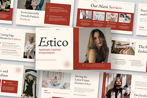 Estico Aesthetic Fashion Powerpoint, a Presentation Template by kerismaker
