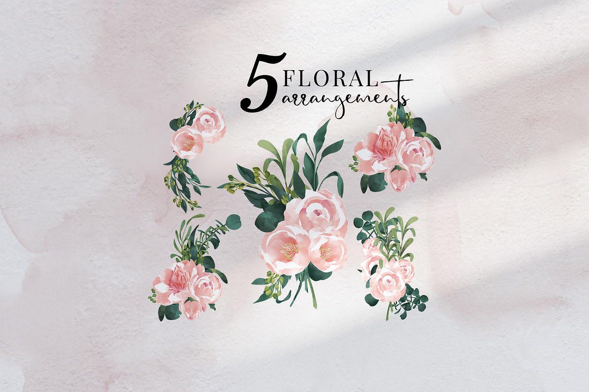 Watercolor flowers, Peony, botanical, an Illustration by Personal Epiphany (Photo 5 of 7)