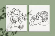 Woman Minimal Line Art Collection, an Illustration by velychko.ua (Thumbnail 8 of 18)