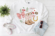 Preppy Cowgirl Coquette Png, an Illustration by Craft Nest (Thumbnail 6 of 6)