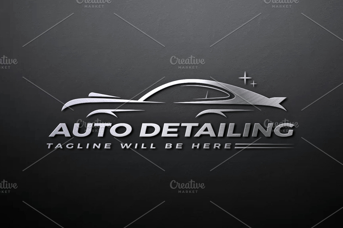 Auto Detailing Logo, Car Wash Logo, a Branding & Logo Template by Nahid Hasan Nilim (Photo 5 of 7)