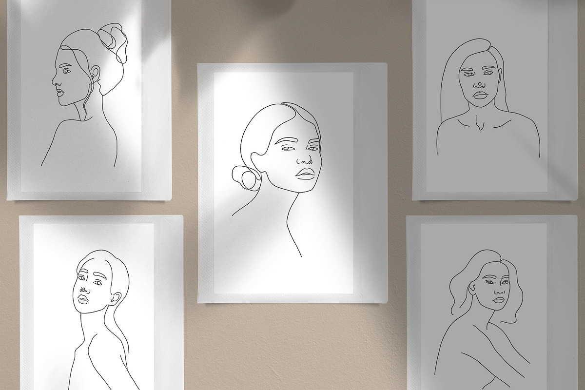 10 Line Art Posters, a Decorative Illustration by Miracles Everywhere (Photo 8 of 8)