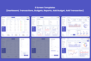 Fintech Dashboard UI Kit for Figma, a Templates & Theme by RioCloud (Thumbnail 2 of 3)