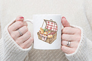 Watercolor Camping Clipart, an Illustration by Watercolor design (Thumbnail 10 of 11)