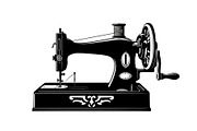 Vintage Sewing Machine Bundle, an Illustration by yasushie (Thumbnail 11 of 31)