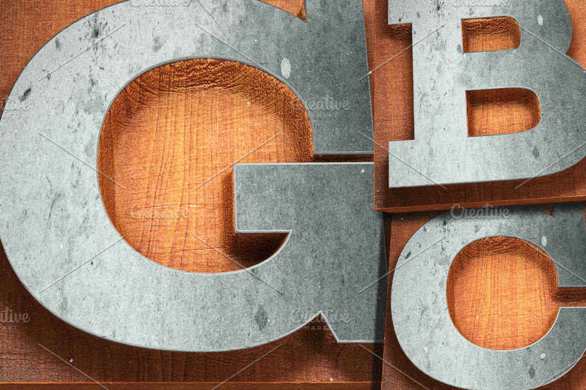 Wood Letterpress Kit preview 2